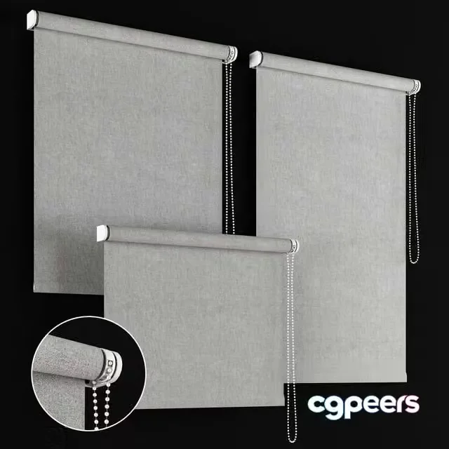 3ds Max Free – Roller blind 1