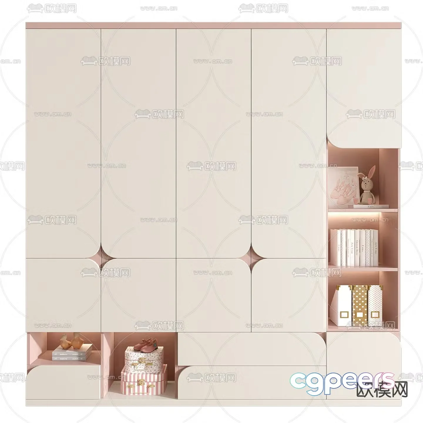 Children’s wardrobe 3d model