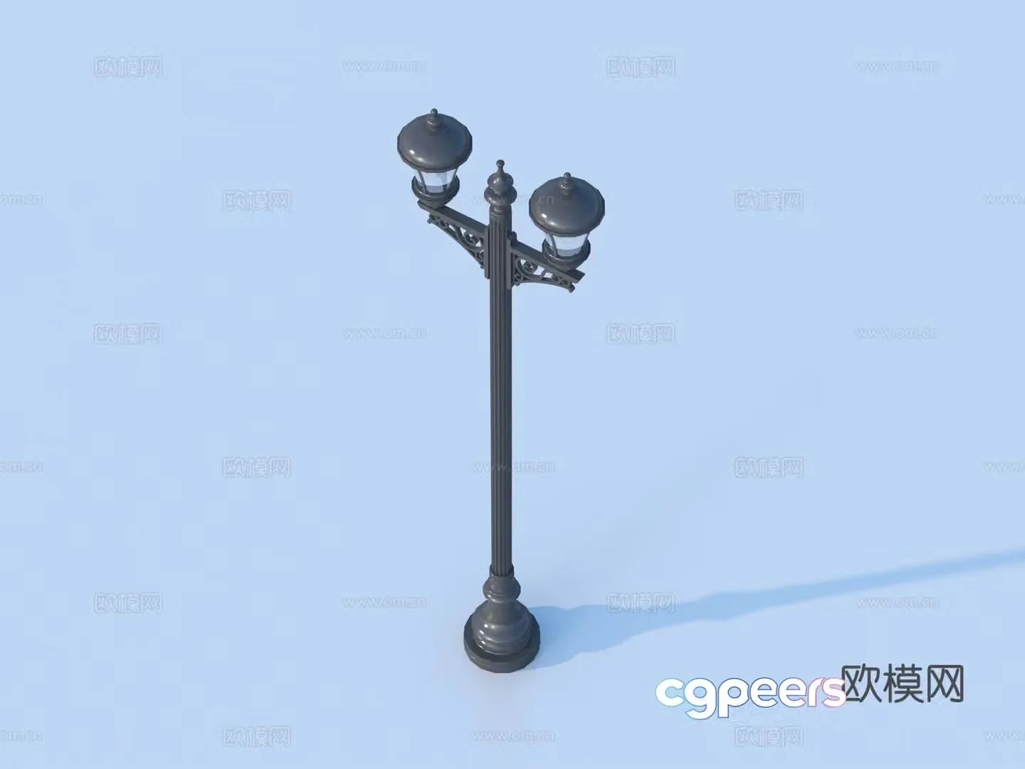 Modern street light outdoor light landscape street light 3d model