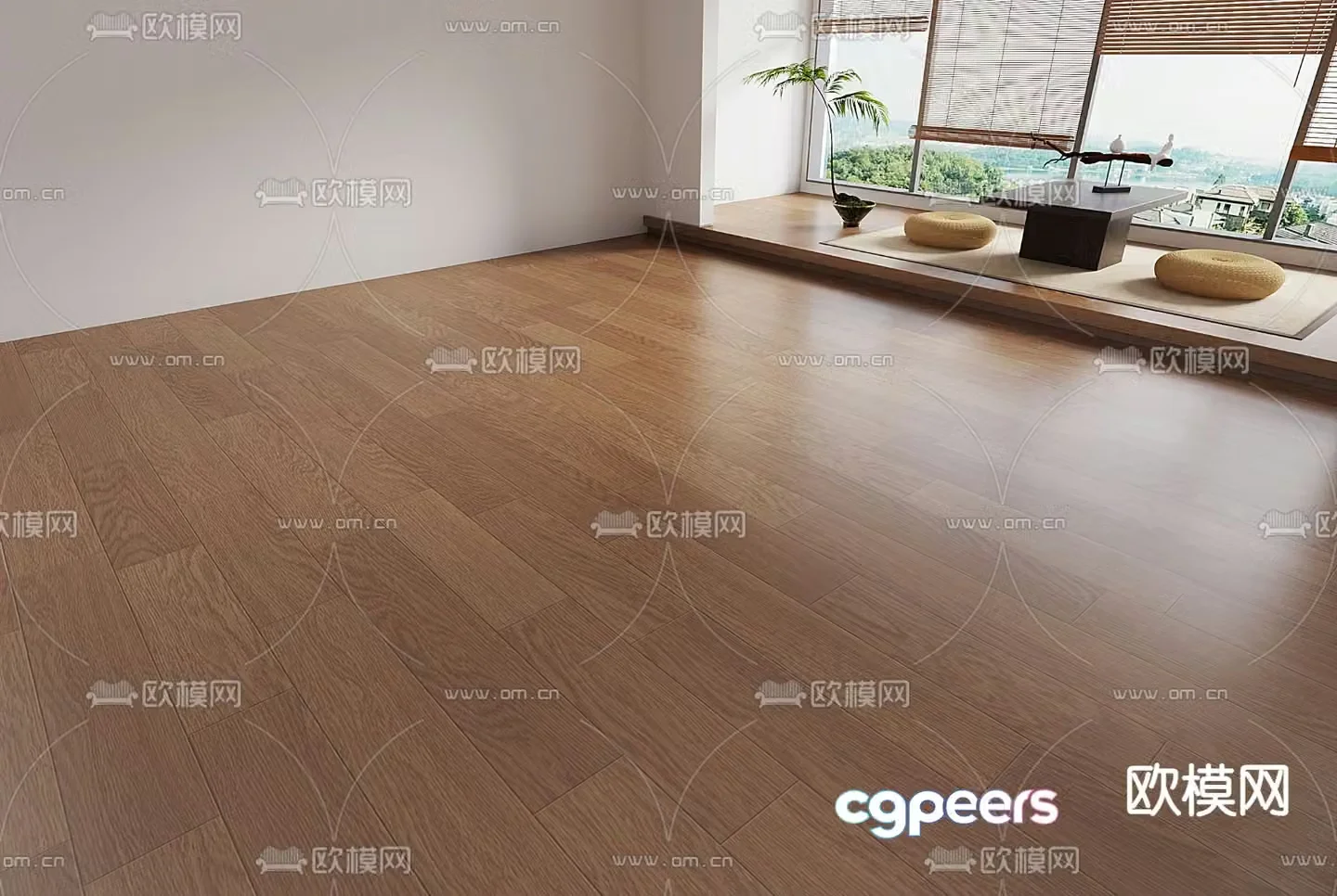 Wooden floor 3d model