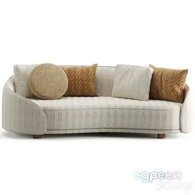 3ds Max Free – Fendi Casa Welcome Sofa