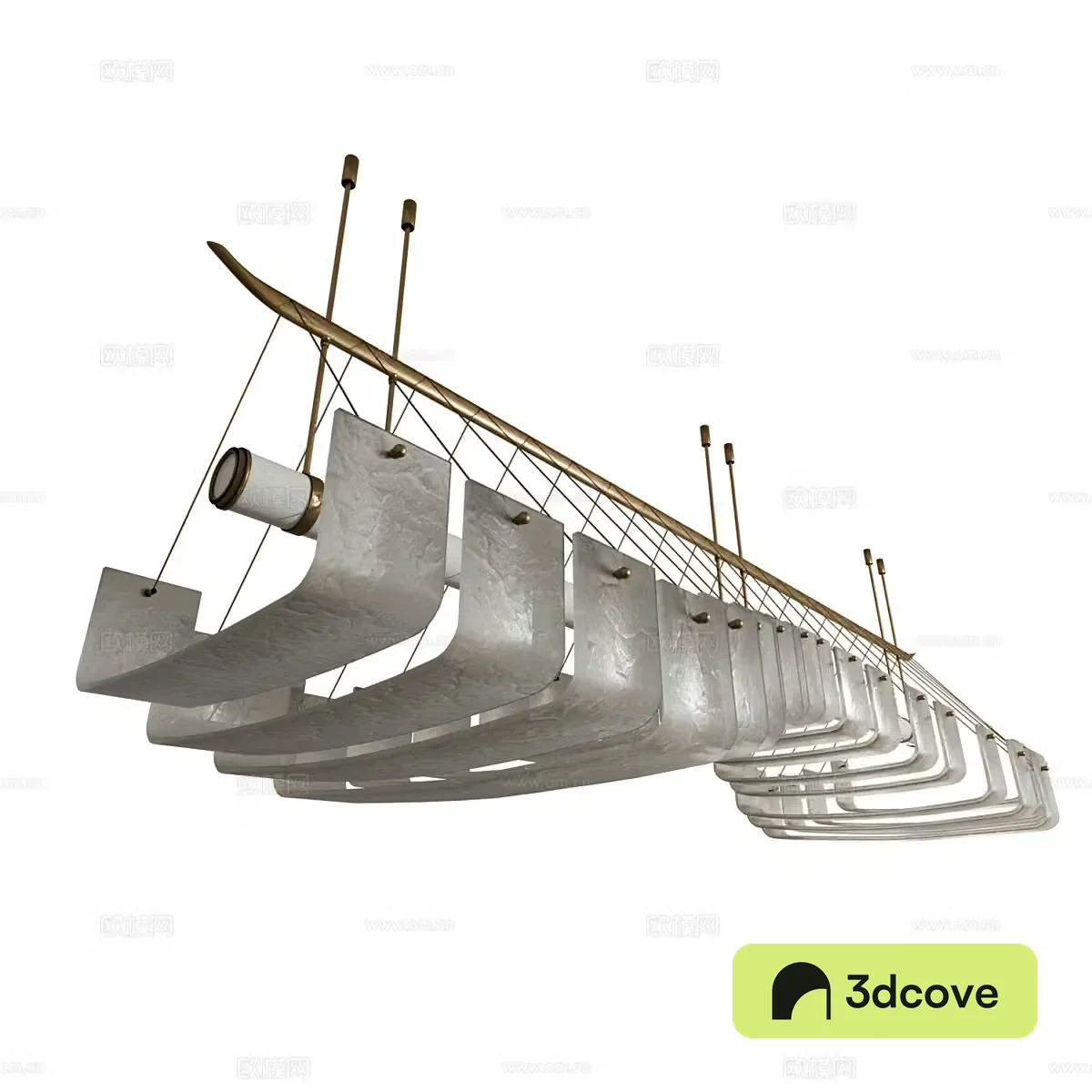 Modern minimalist chandelier
