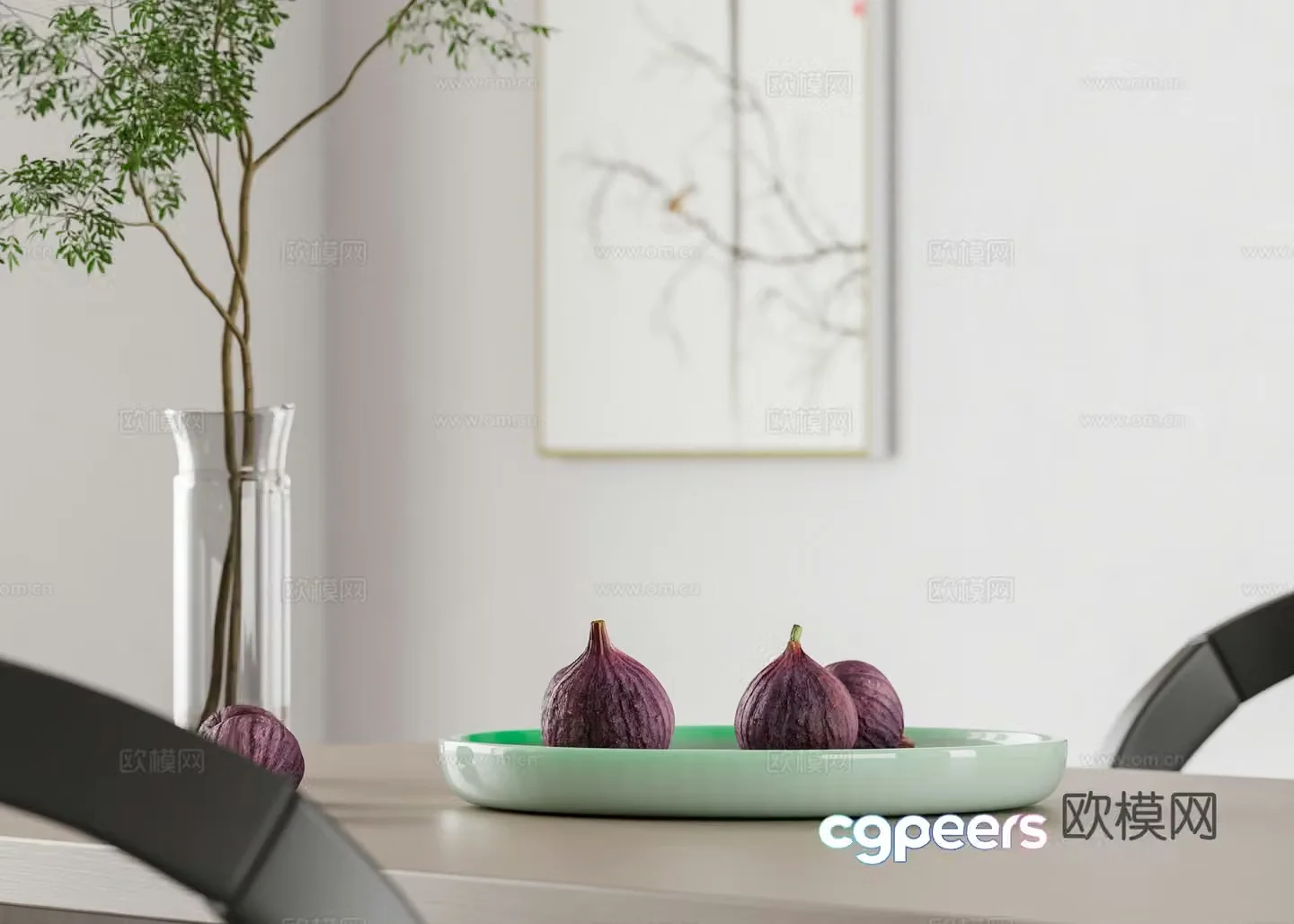 Table decorations Sideboard decorations Fruit decorations Fruit plate 3D model
