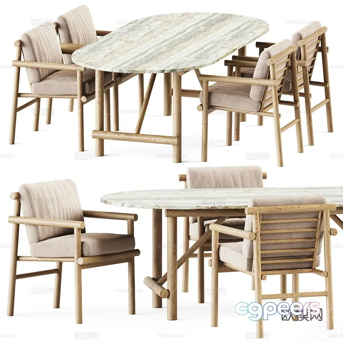 Dining chair 3d model