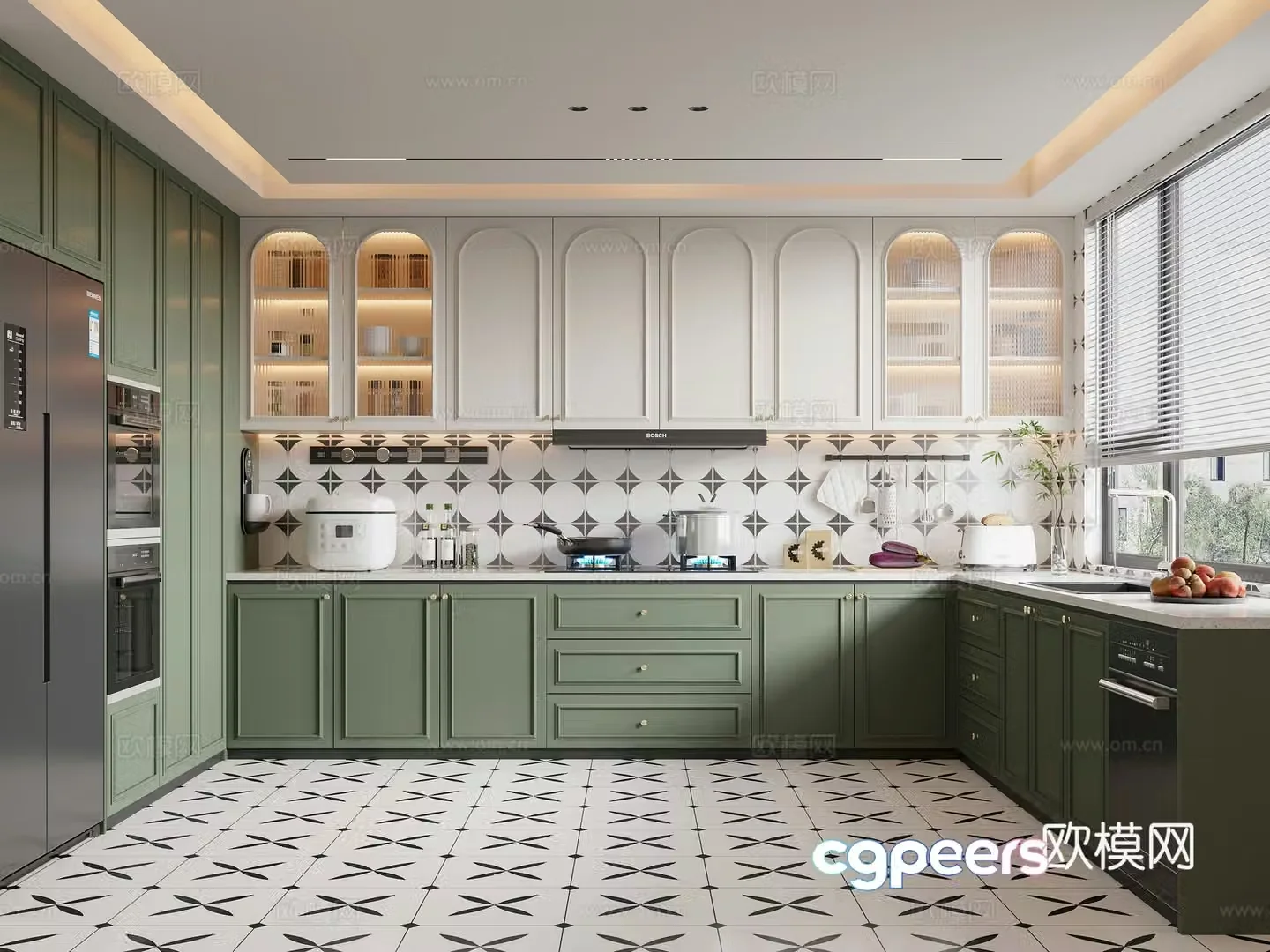 French kitchen 3d model