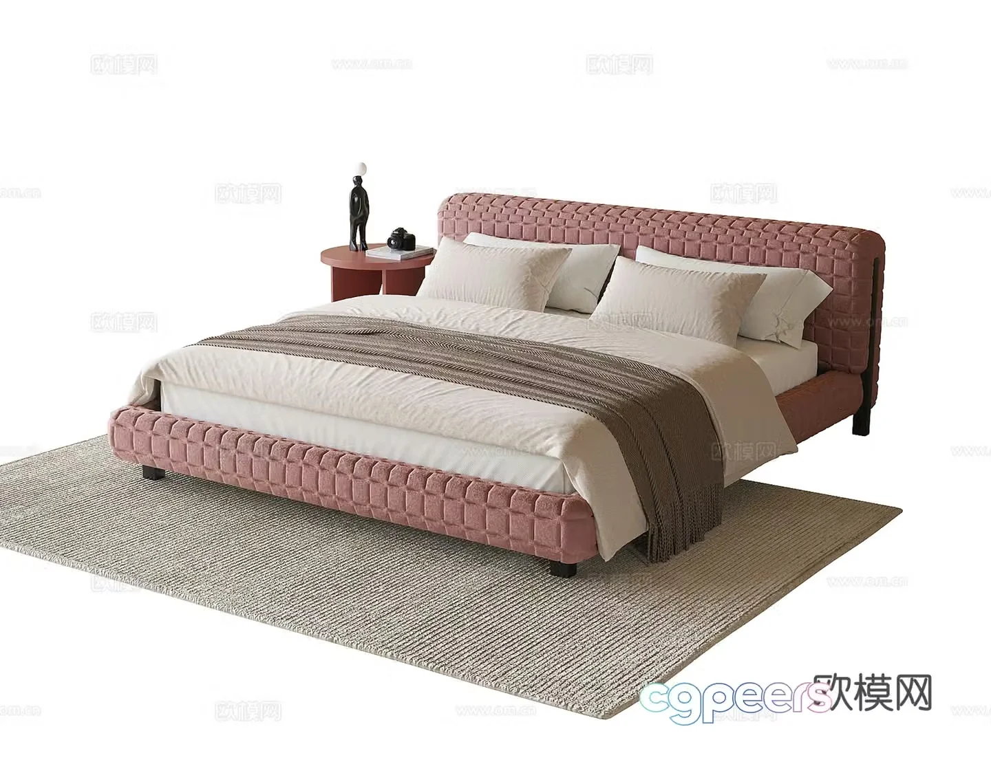 Modern children’s bed 3d model