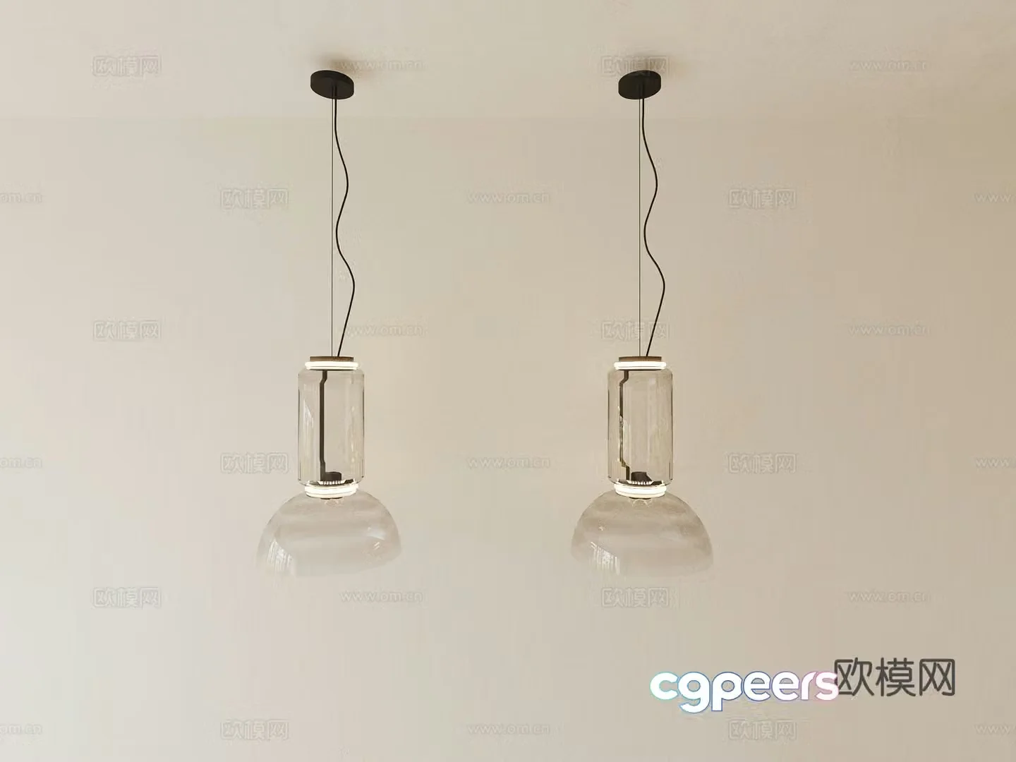 Chandelier Lamp Lighting Light Decorative Light 3D Model