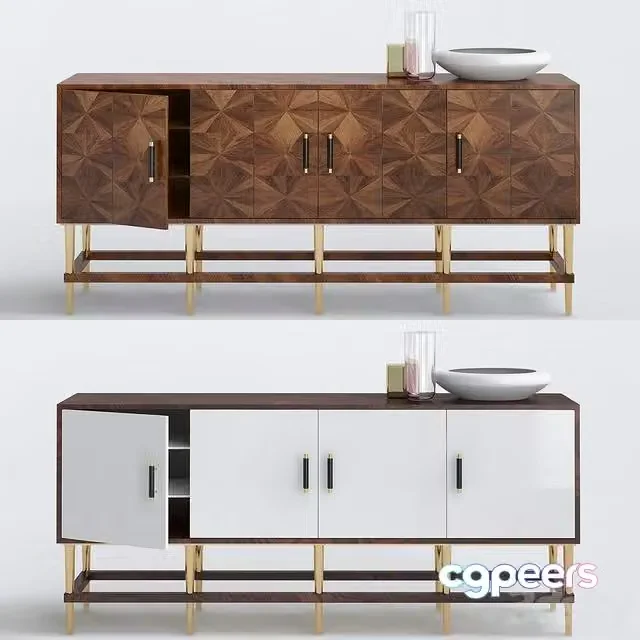 3ds Max Free – Modern Dining Room Buffets