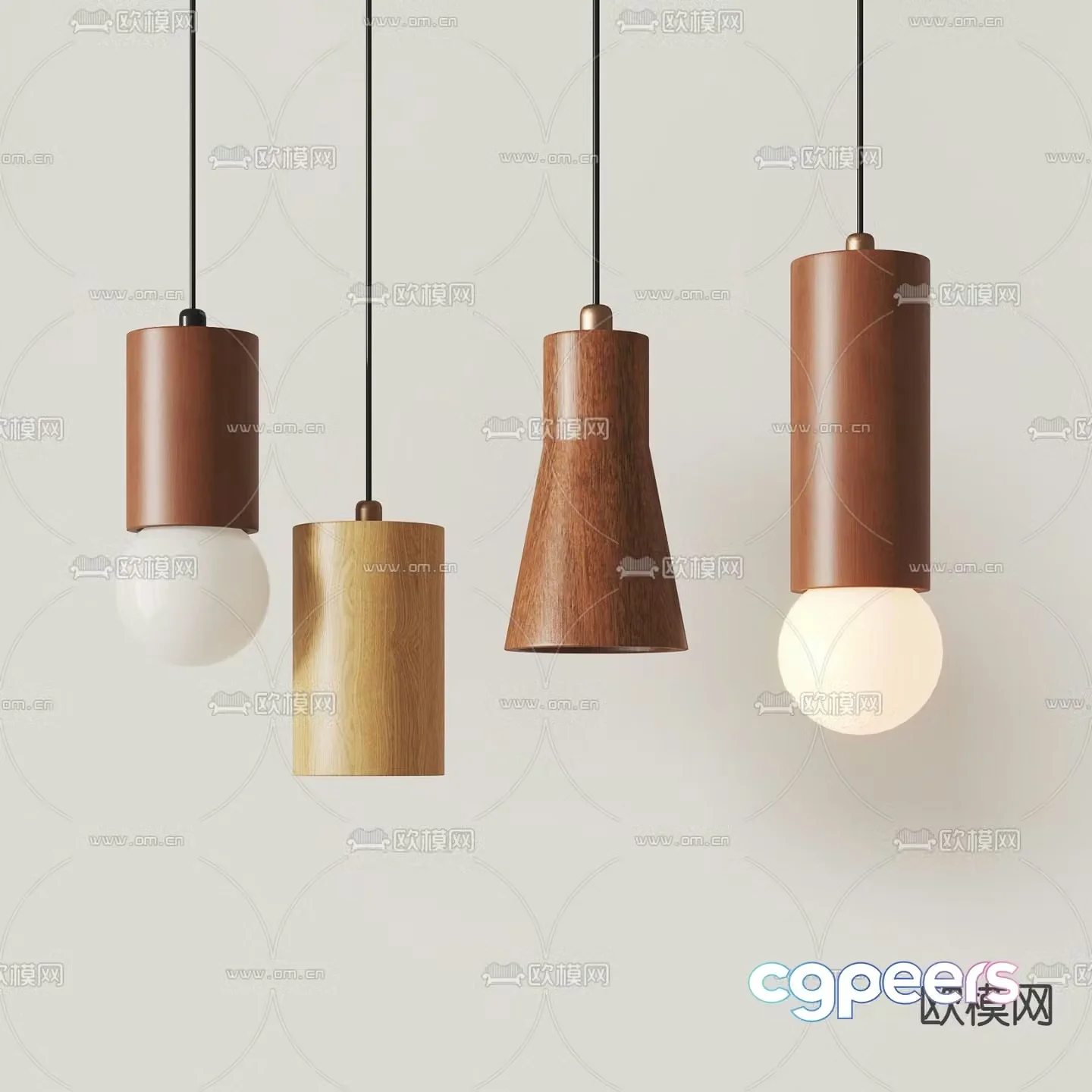 Medieval style small chandelier restaurant chandelier 3d model