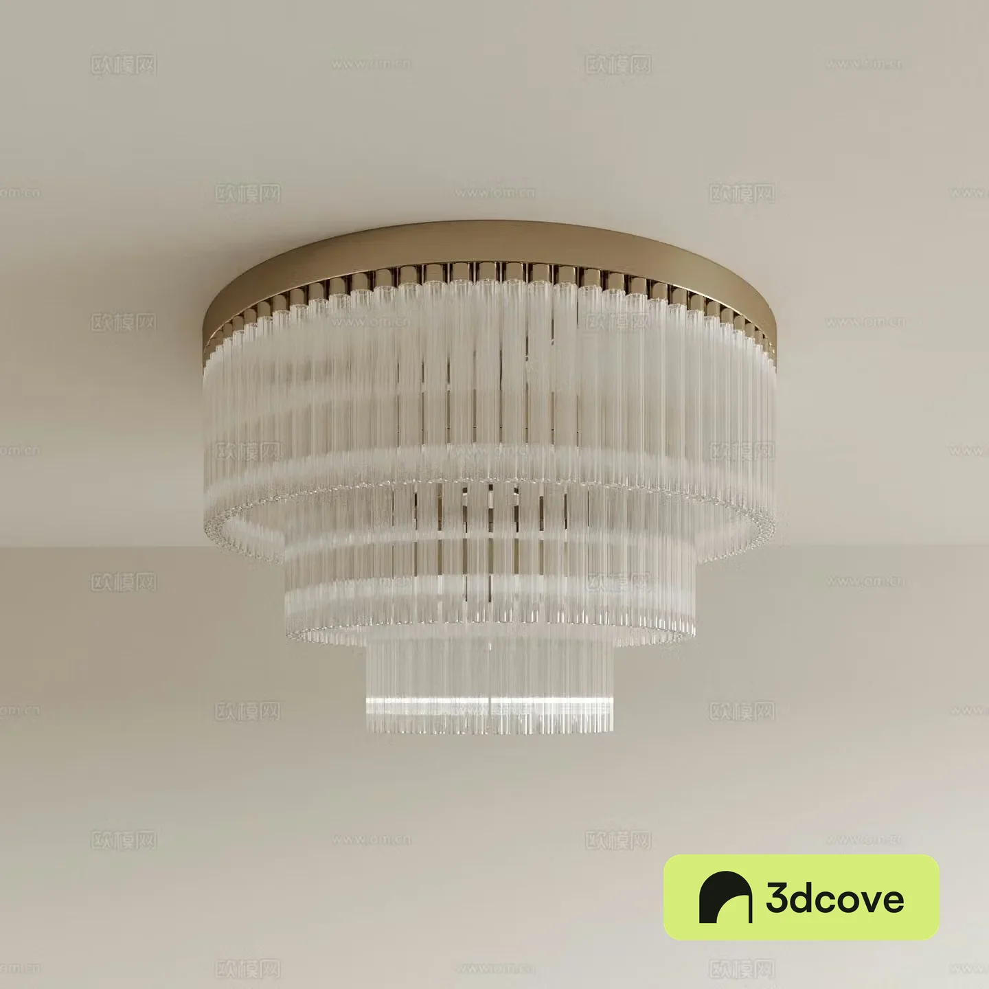 Light luxury crystal ceiling lamp
