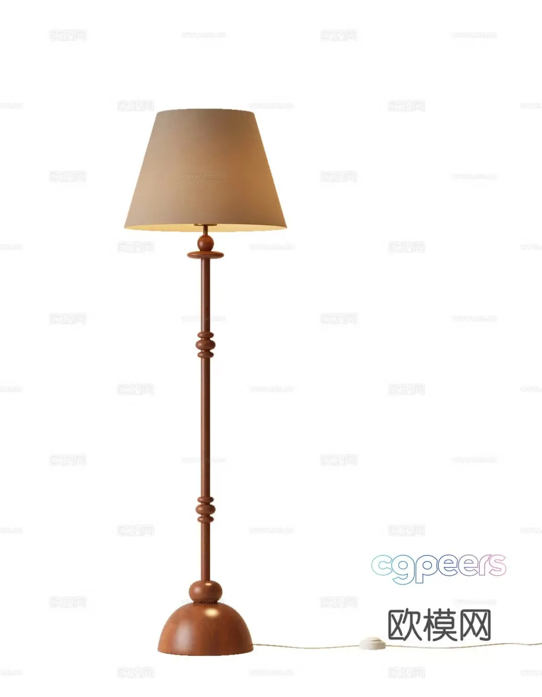 Modern floor lamp Italian floor lamp Medium style floor lamp 3D model