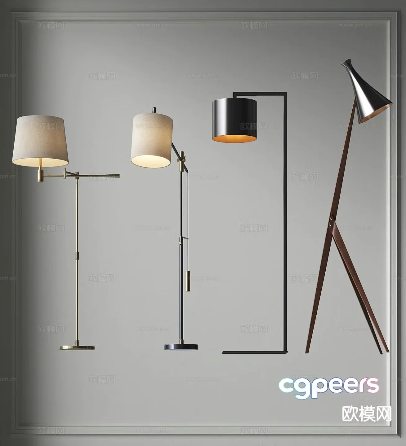 Floor lamp art lamp 3d model