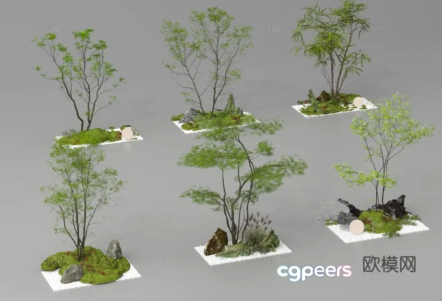 Plant Landscape Landscape Sketch Garden Landscape 3D Model