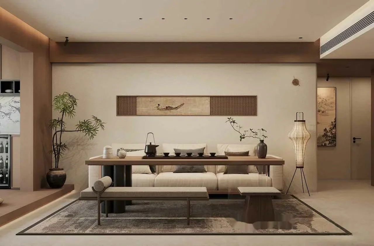Modern Living Room 3D Model – 3817 – VRAY Render