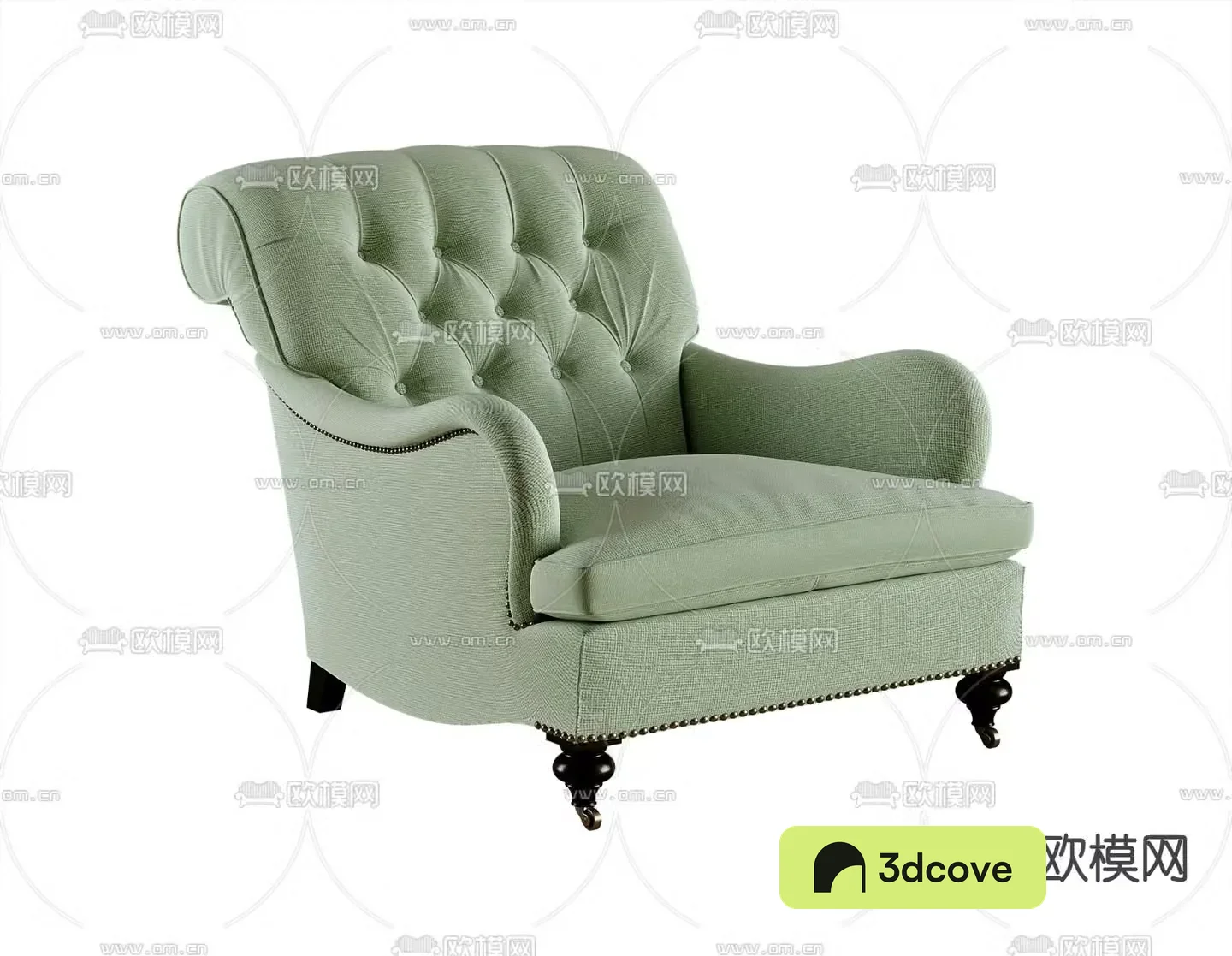 American leisure sofa single sofa