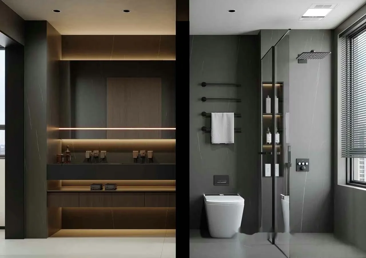 Modern Bathroom Decor 3D Model – 3537 – VRAY Render