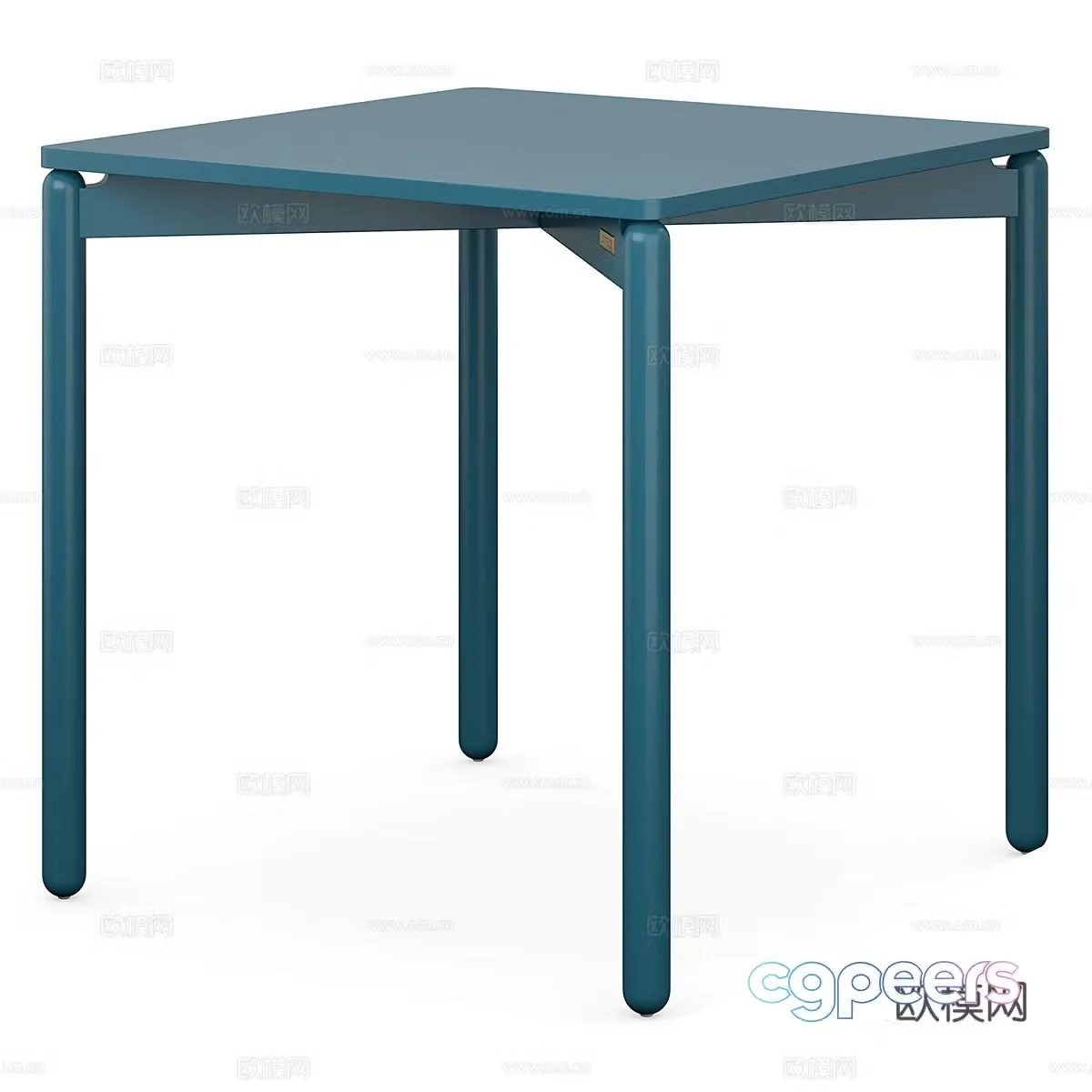 Modern dining table 3d model