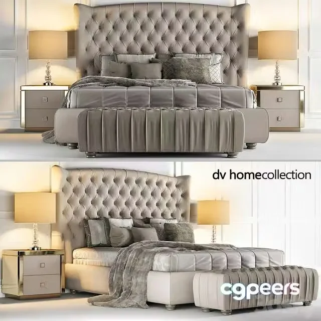 3ds Max Free – Bed Vogue DVhomecollection