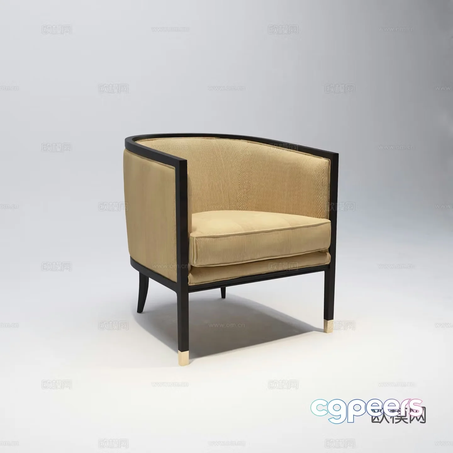 New Chinese casual chair 3D model