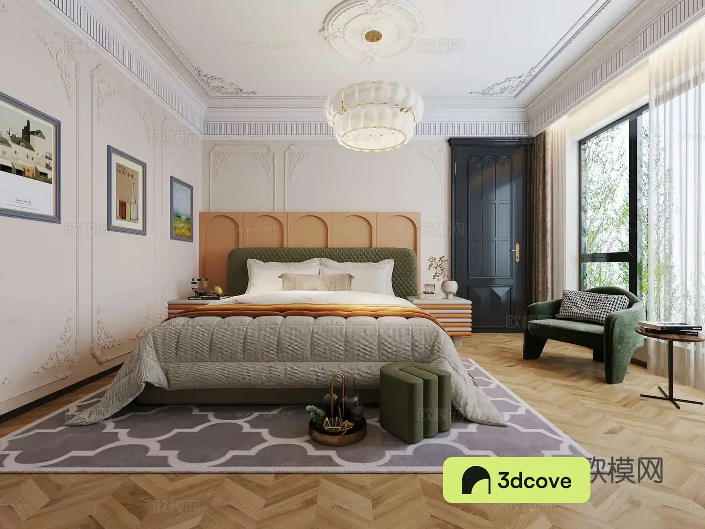 French bedroom second bedroom