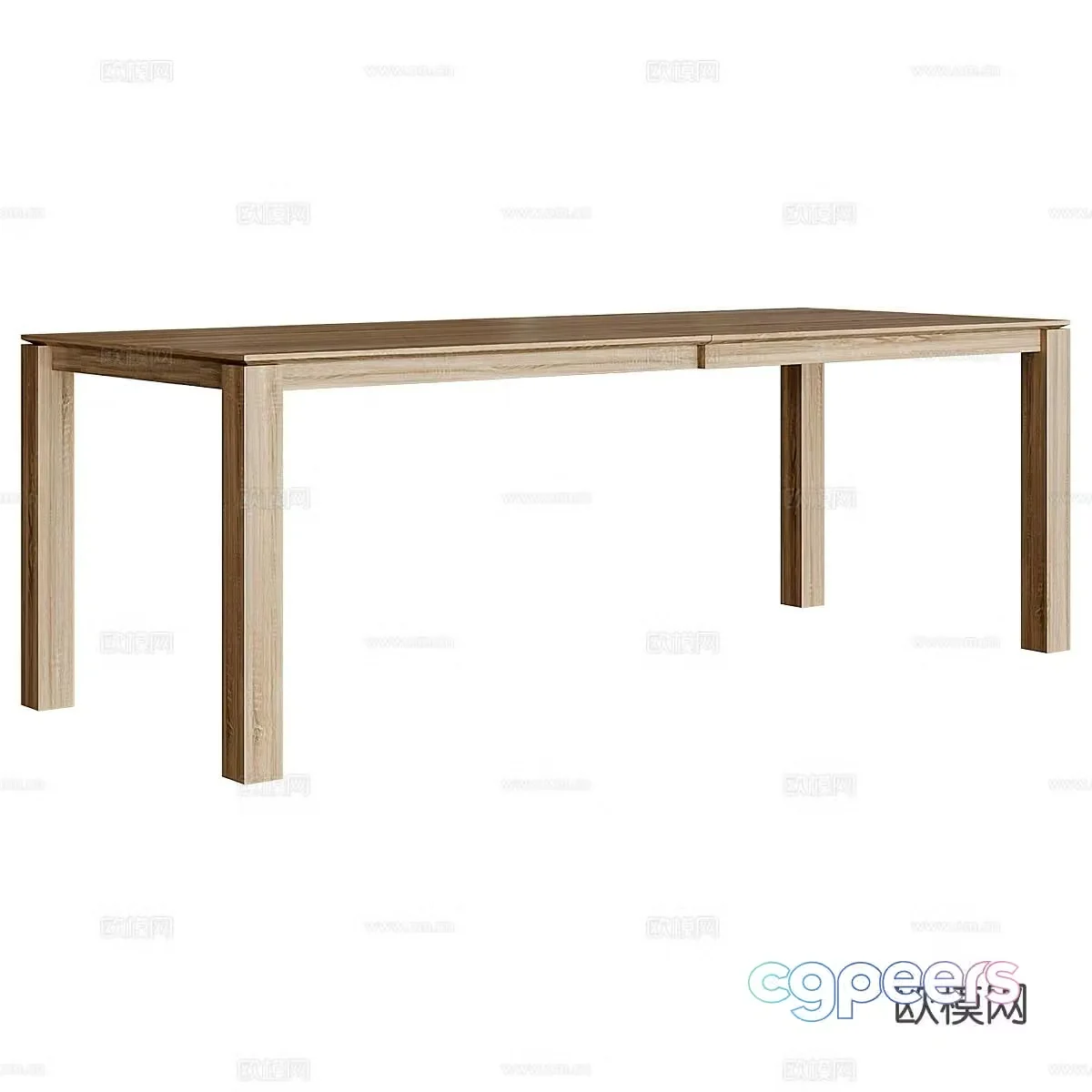 modern desk writing desk 3d model