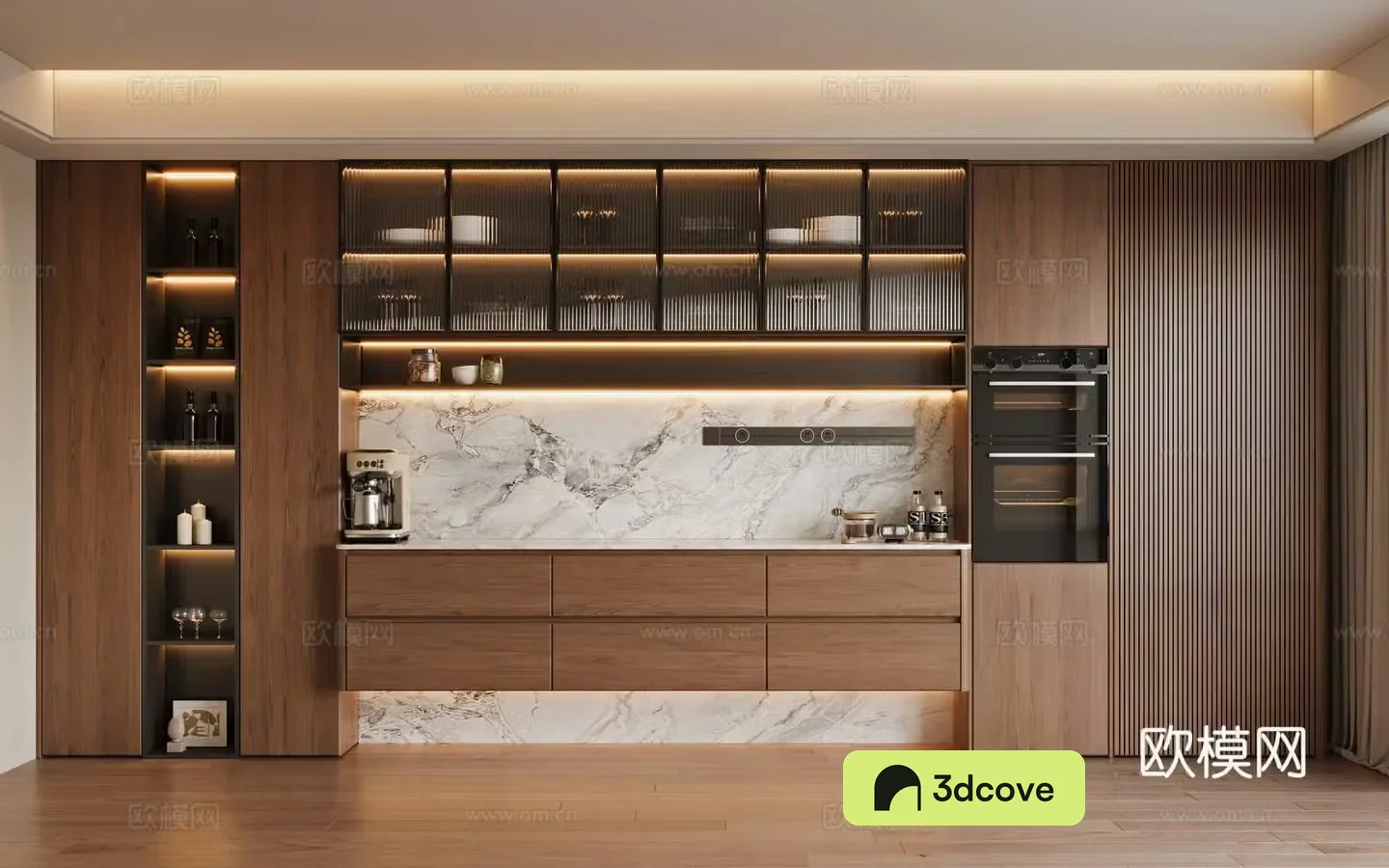 Middle-aged sideboard 3D model