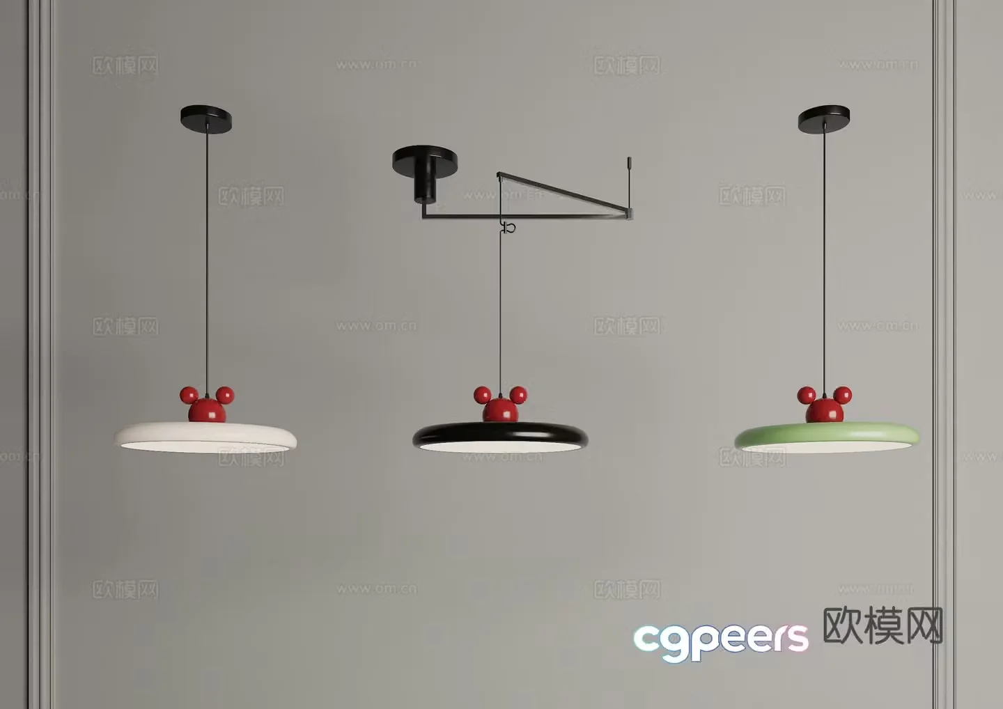 Mickey Chandelier Children’s Chandelier Restaurant Chandelier Medium Chandelier French Chandelier Cream Chandelier 3D Model