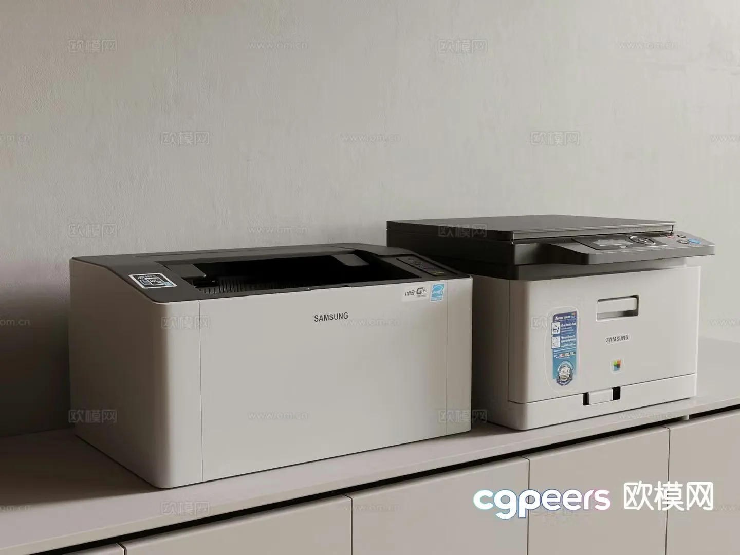 printer copier 3d model