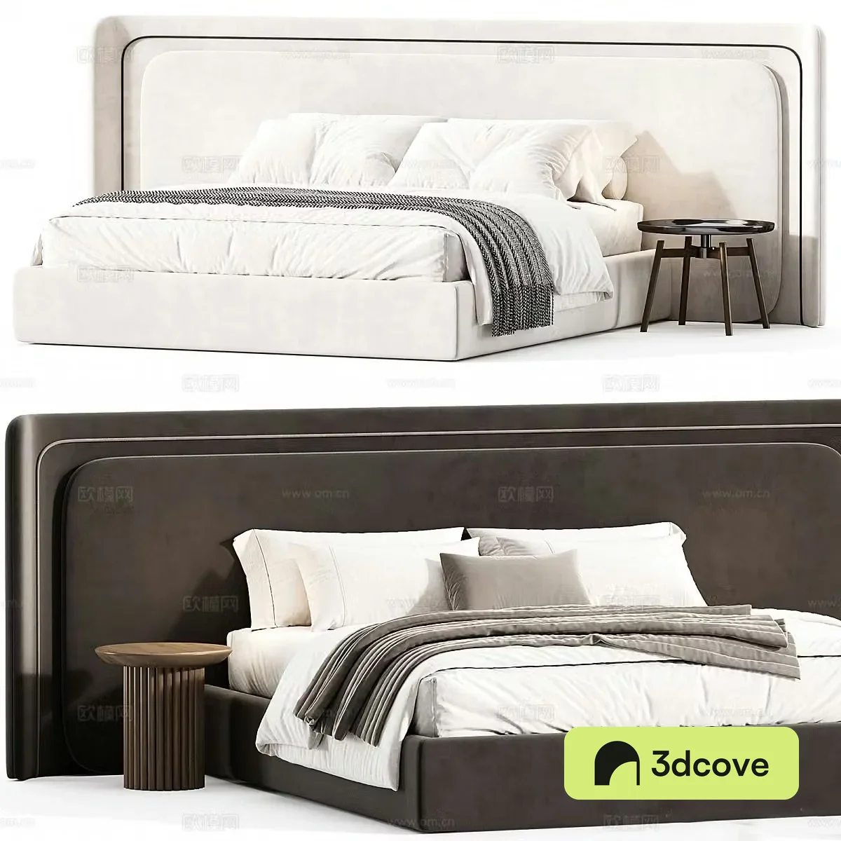 Creamy style double bed fabric double bed floor bed bedding side bed backrest bed hug