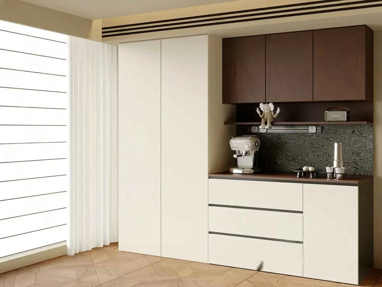 Modern Kitchen Setup 3D Model – 20296 – CORONA Render