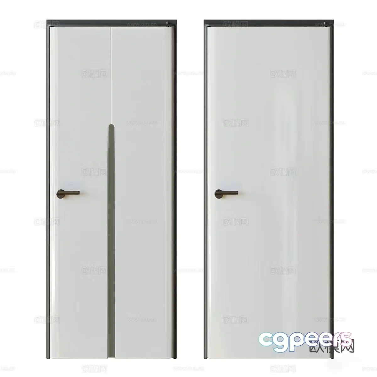 Swing door 3D model