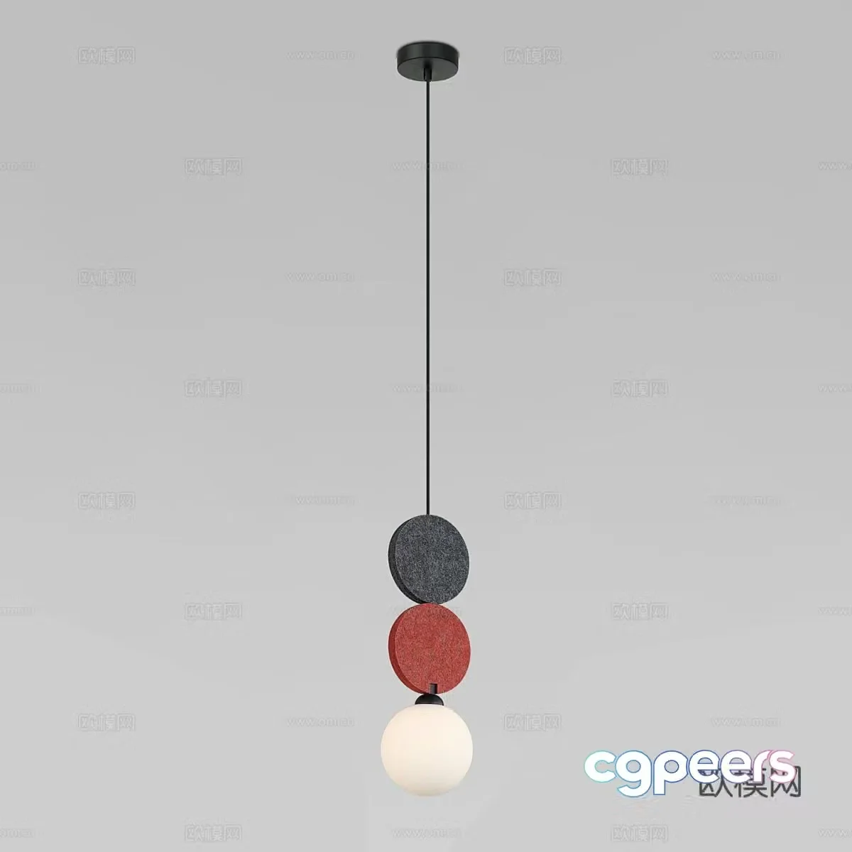 Modern simple chandelier chandelier simple chandelier spherical chandelier living room chandelier dining chandelier 3d model