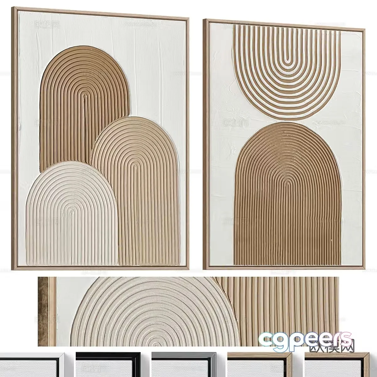 3d model of circular carpet