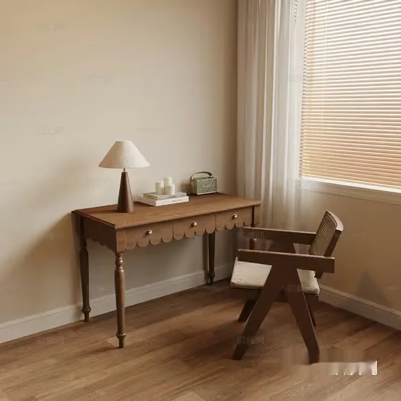 Wooden Desk Setup 3D Model – 10286 – VRAY Render