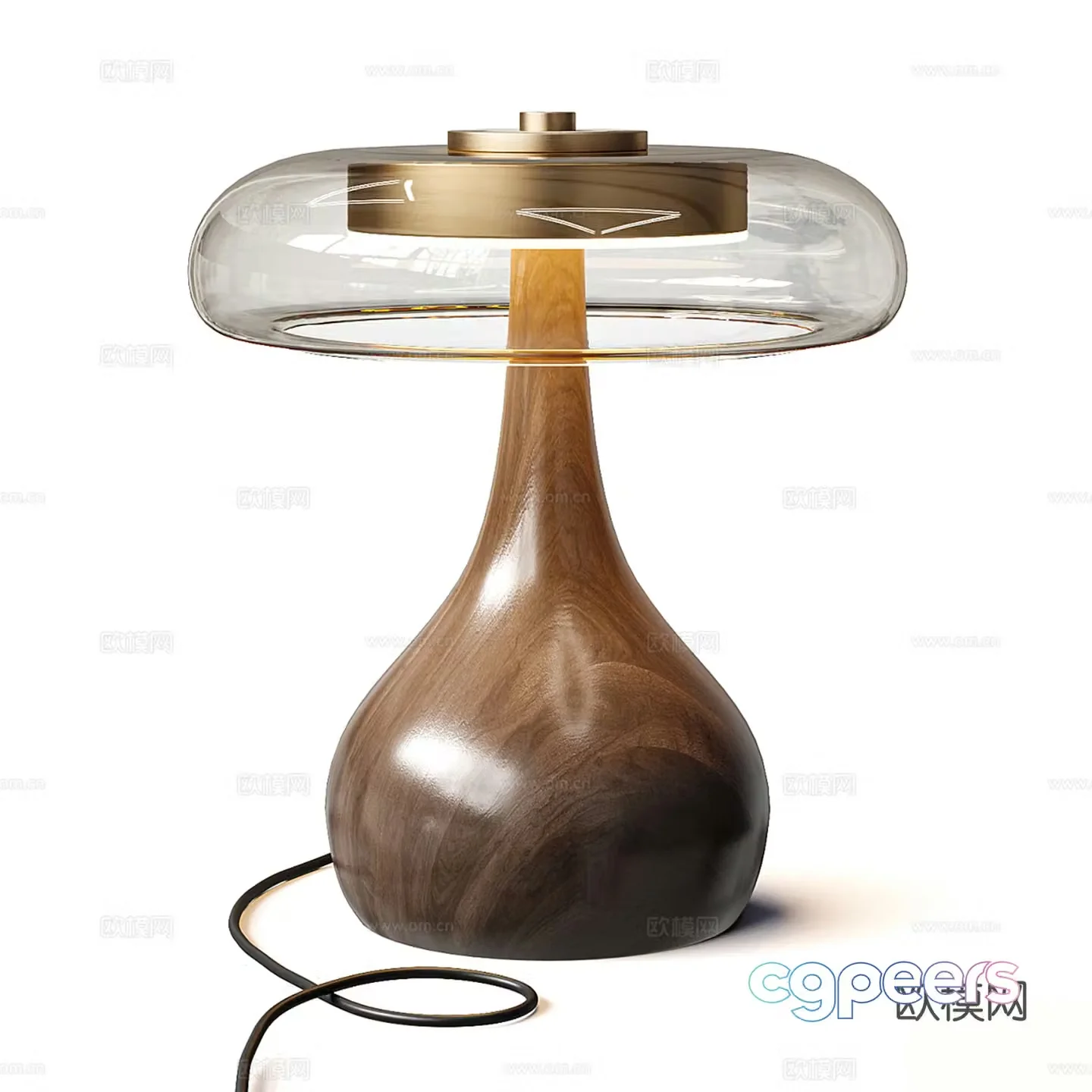 3D model of medieval style table lamp