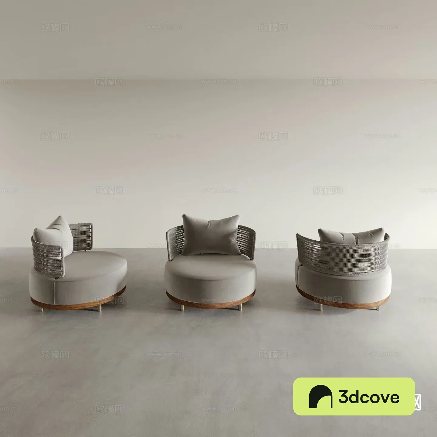 Modern single sofa leisure sofa