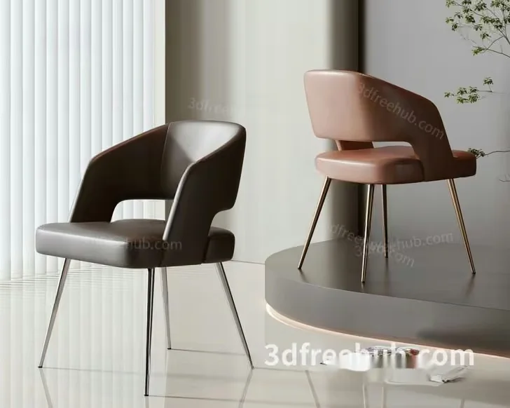 Modern Office Chairs 3D Model – 18716 – VRAY Render