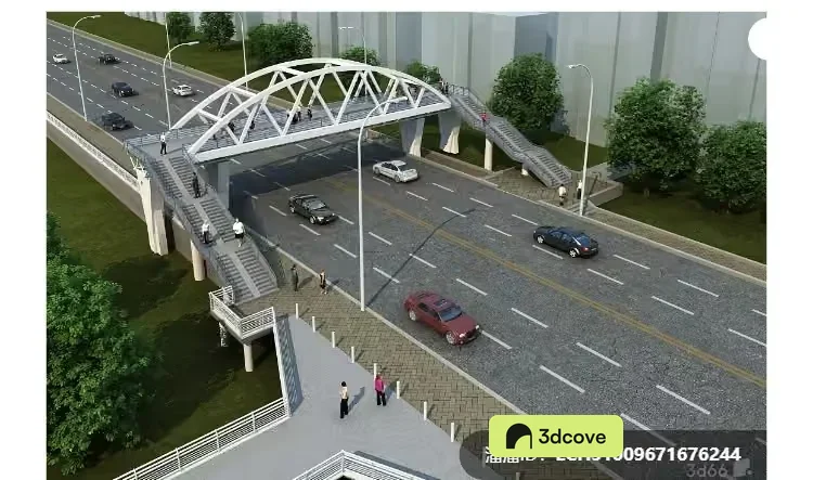 A Highway With Cars And People