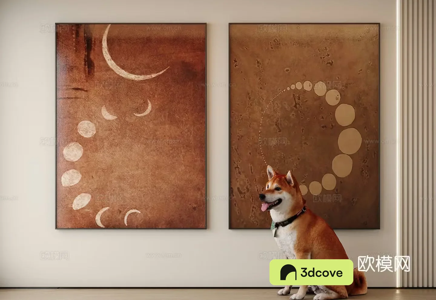 Modern minimalist decorative painting