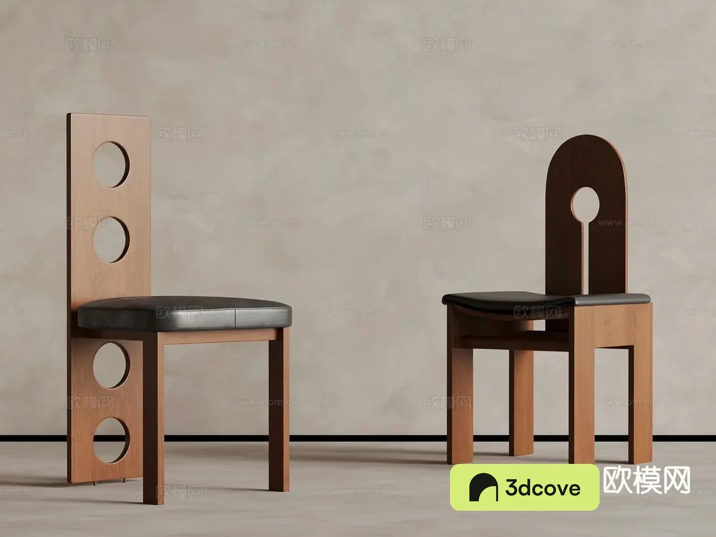 Medieval style retro dining chair wooden dining chair