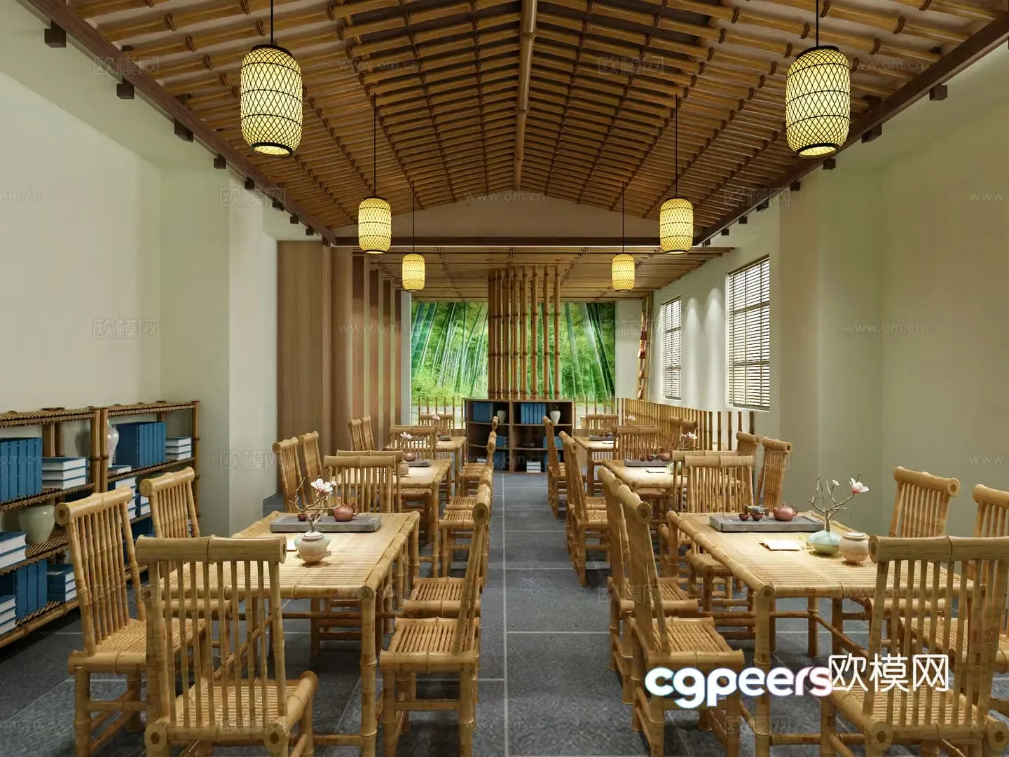 Bamboo Museum 3D Model