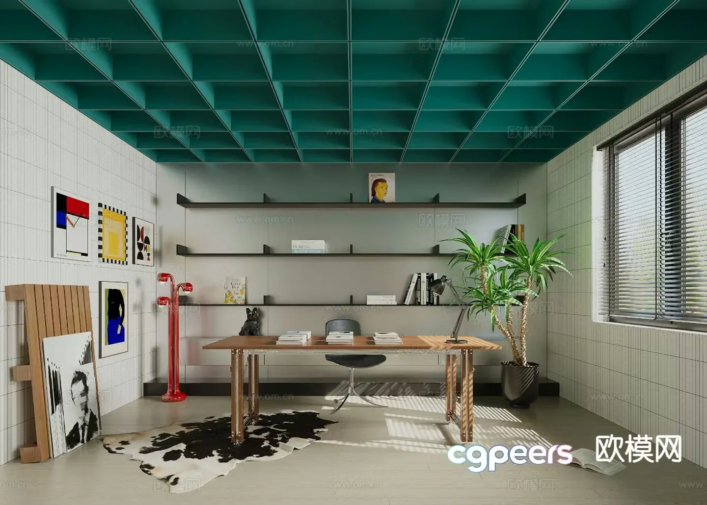 Bauhaus study Memphis study 3d model