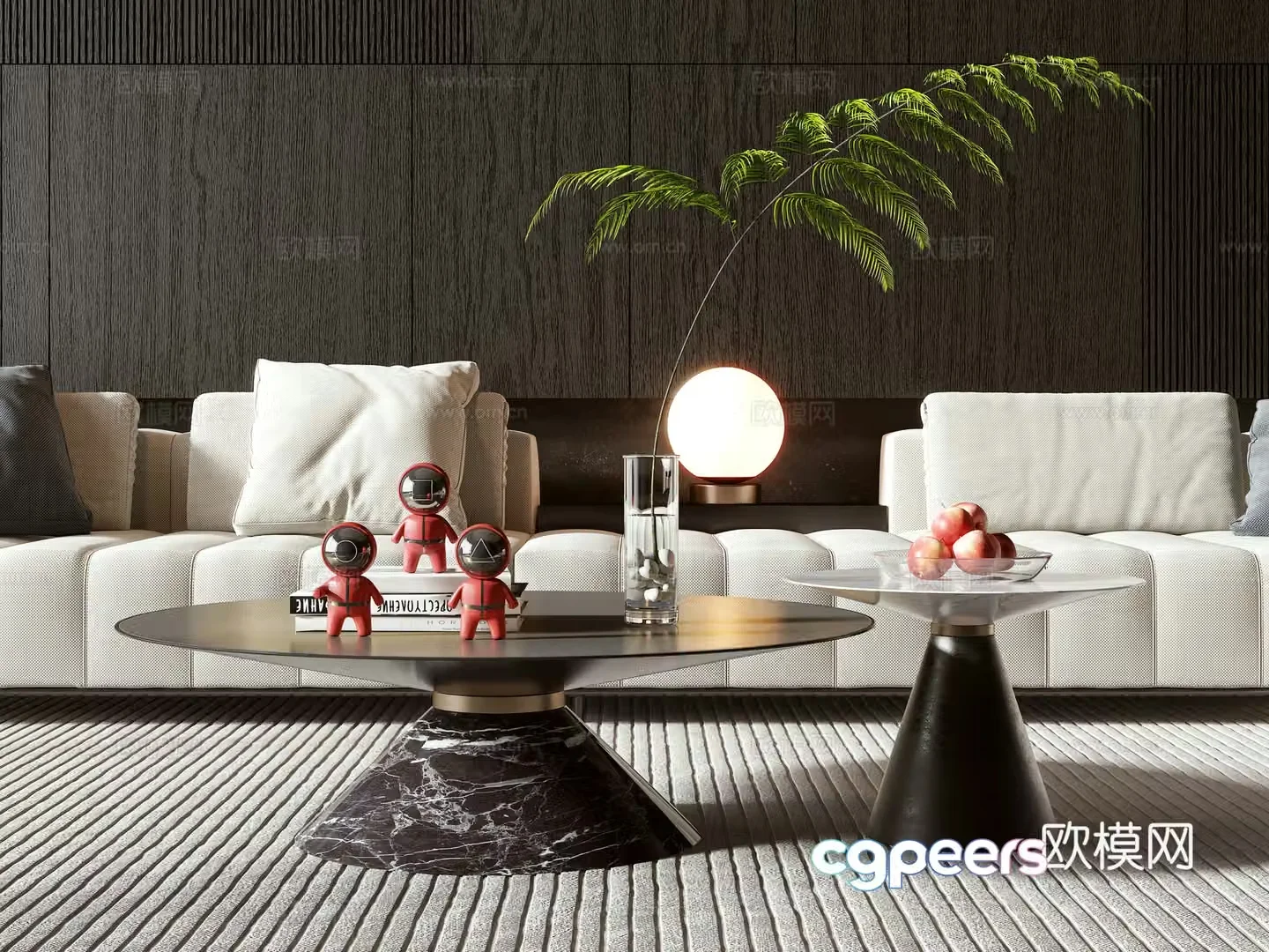 Modern coffee table 3d model