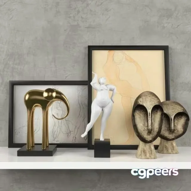 3ds Max Free – Decorativ set 1