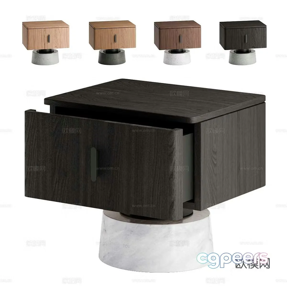 Bedside table 3d model