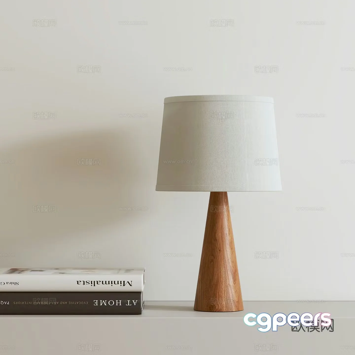 Medieval style desk lamp 3d model