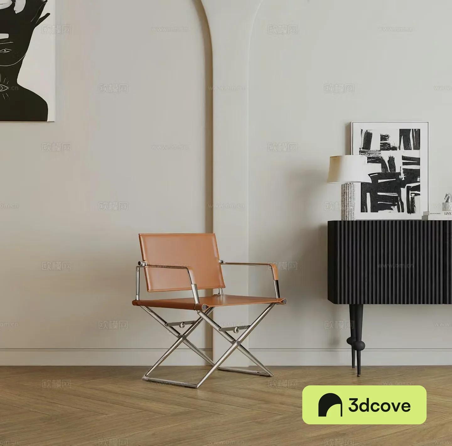 Leather chair lounge chair