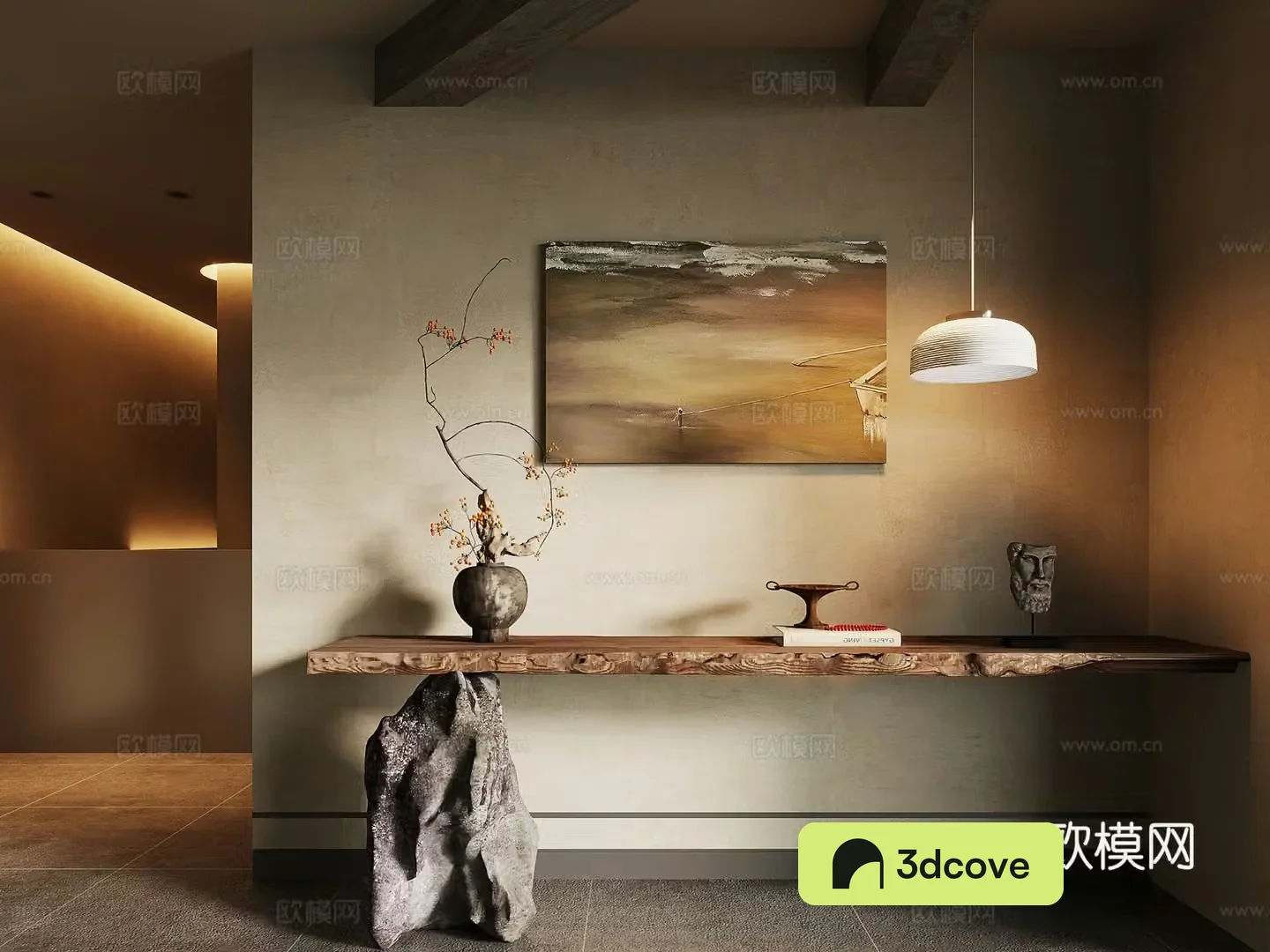 The 3D model of the silence