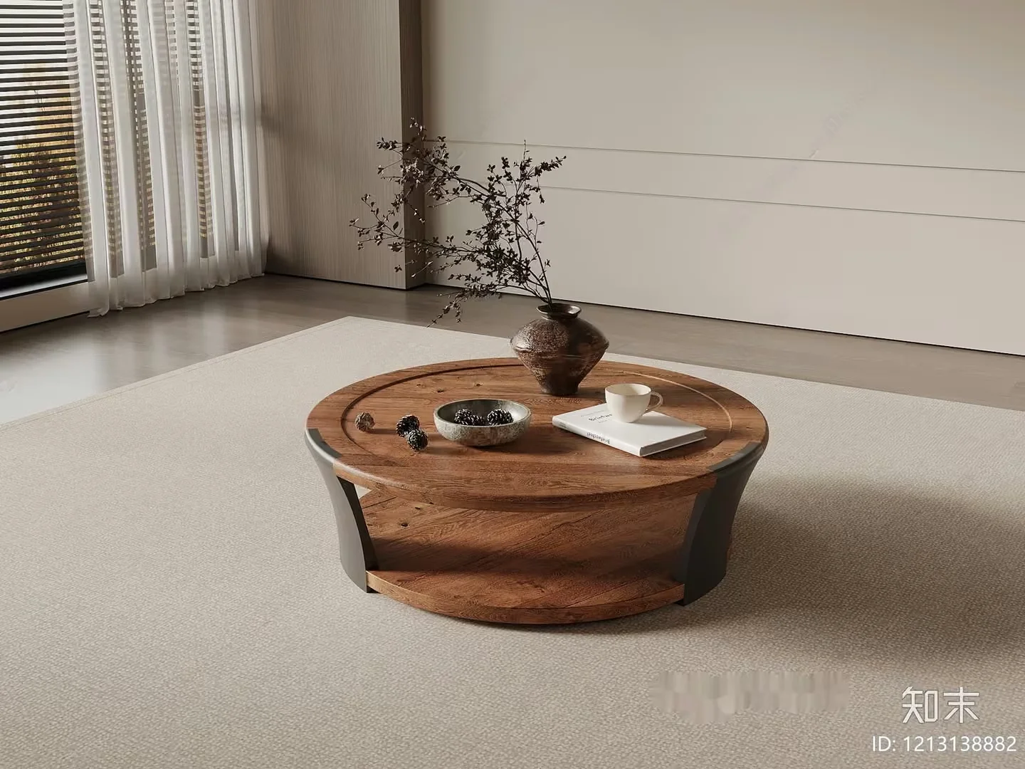 Modern Coffee Table 3D Model – 6188 – VRAY Render