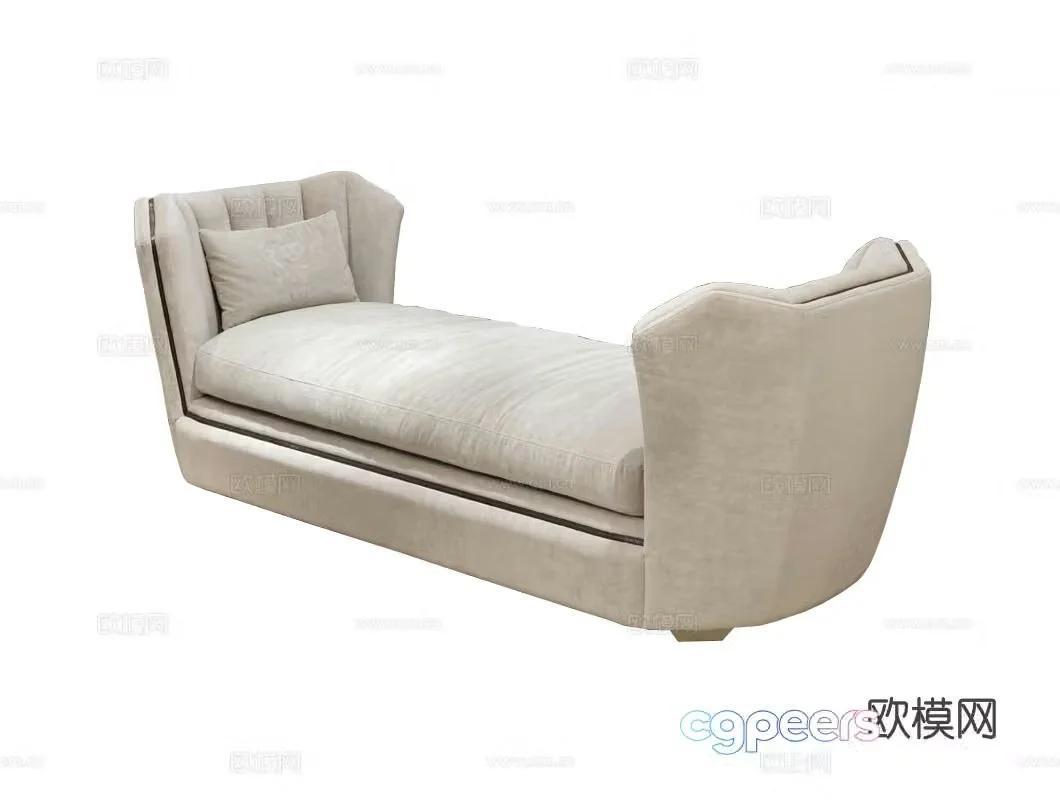 Visionnaire Hemingway Concubine Sofa 3d Model